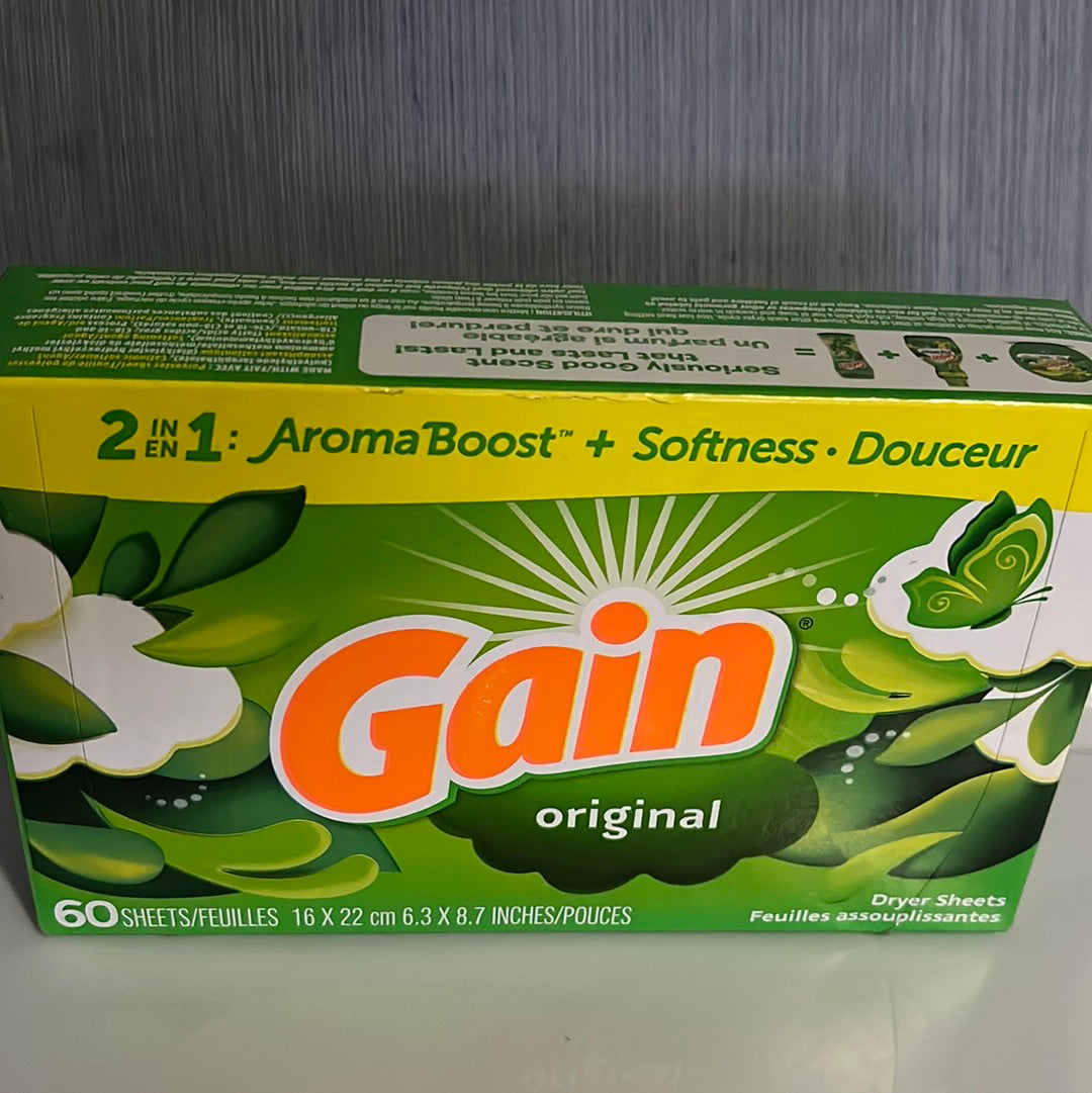 Gain Dryer Sheets