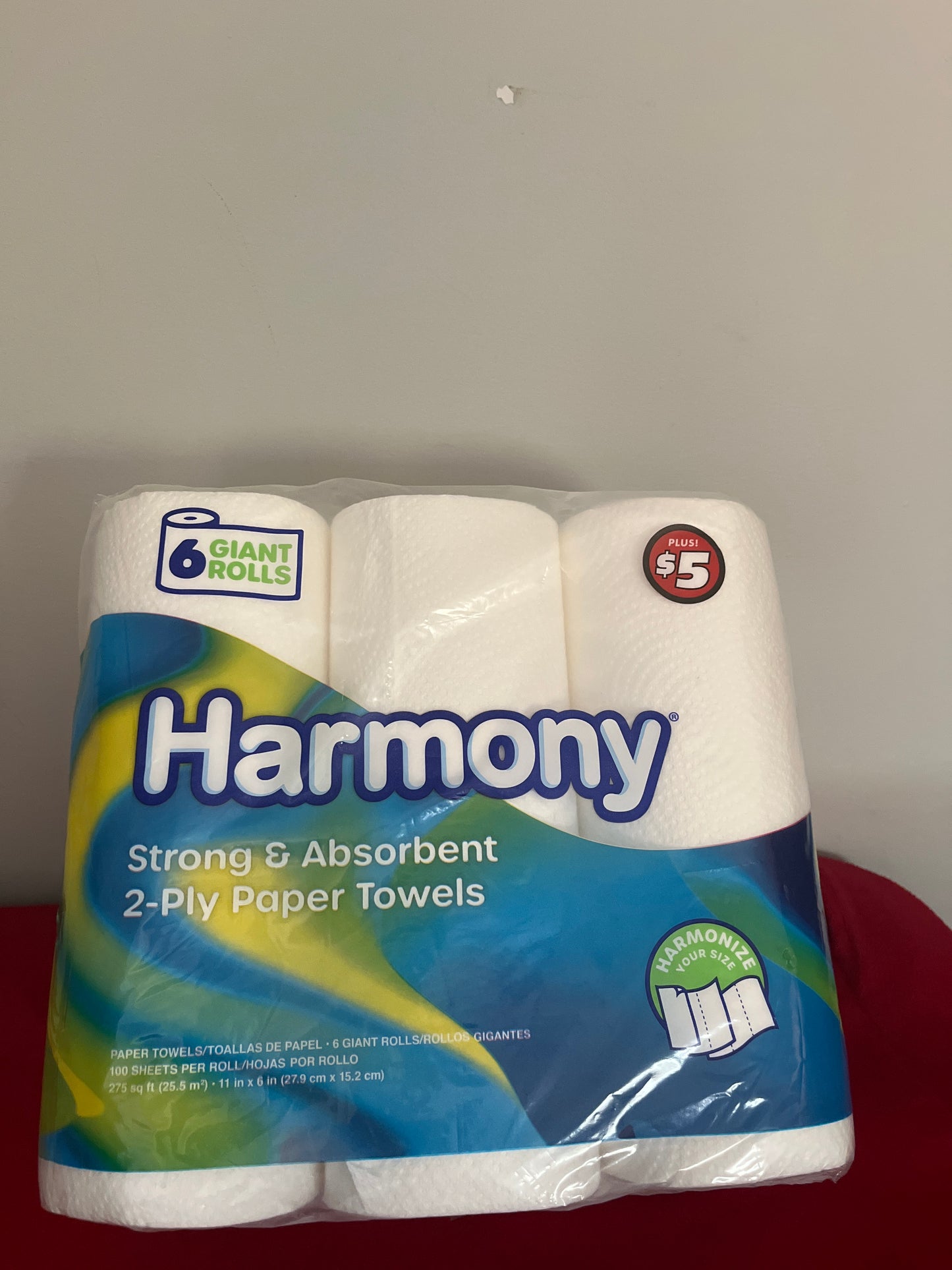 Paper Towels 6 rolls