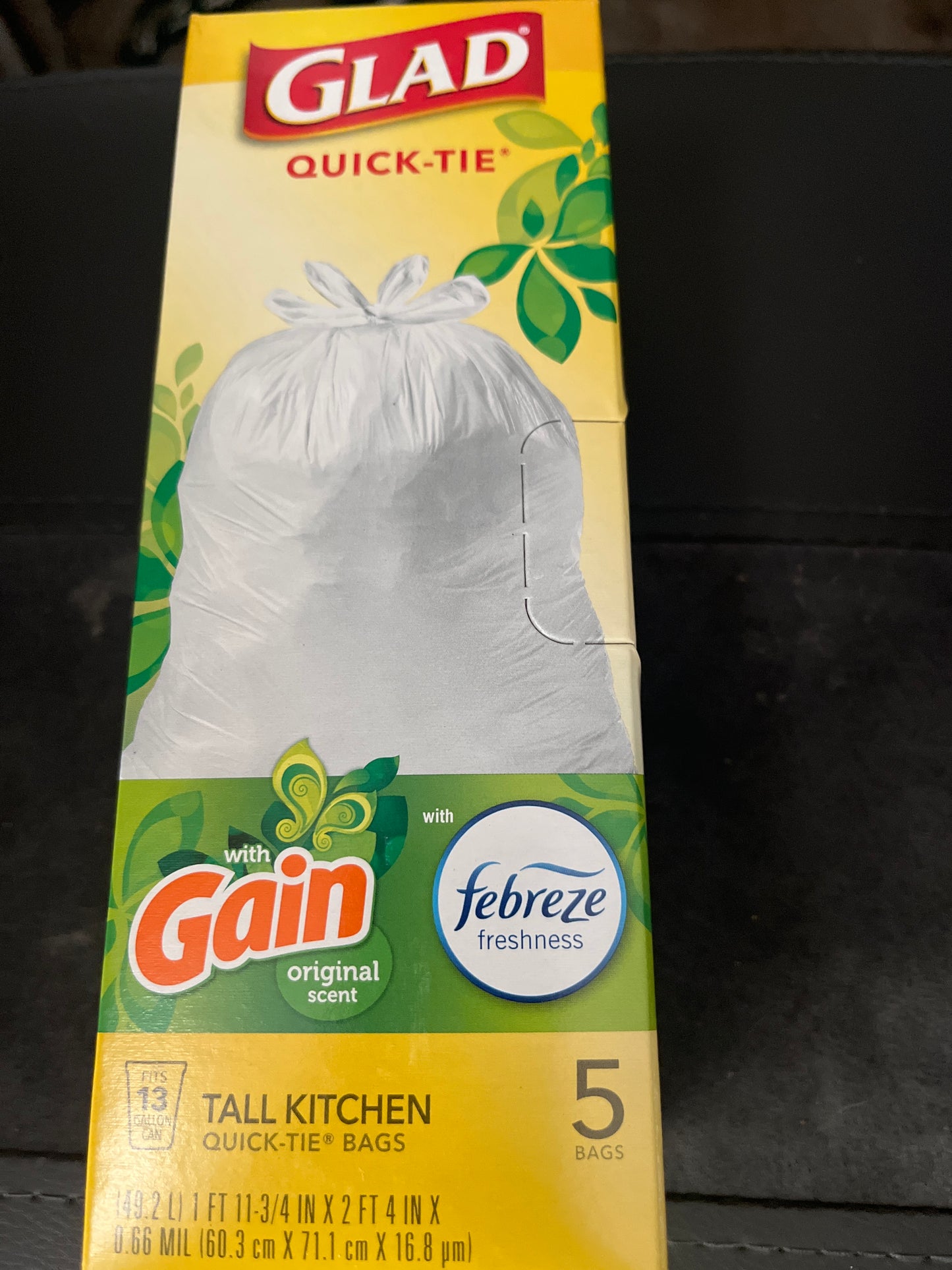 Trash Bags Gain Scent
