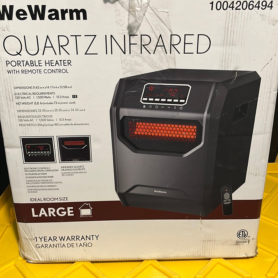 Quartz Infrared Large Heater with Remote Control